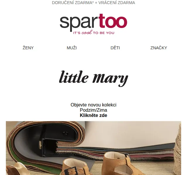Spartoo: Zásobte se krásnými botami Little Mary – červen 2026 | Nuslet.cz