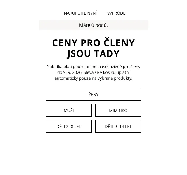 H&M Fashion: Slevy pro členy – září 2026
