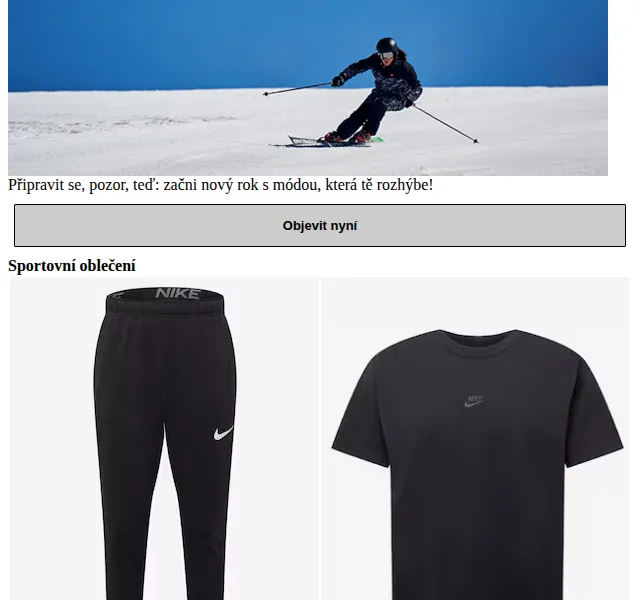 ABOUT YOU: Sportovní oblečení Nike, Adidas, Under Armour – červenec 2026 | Nuslet.cz