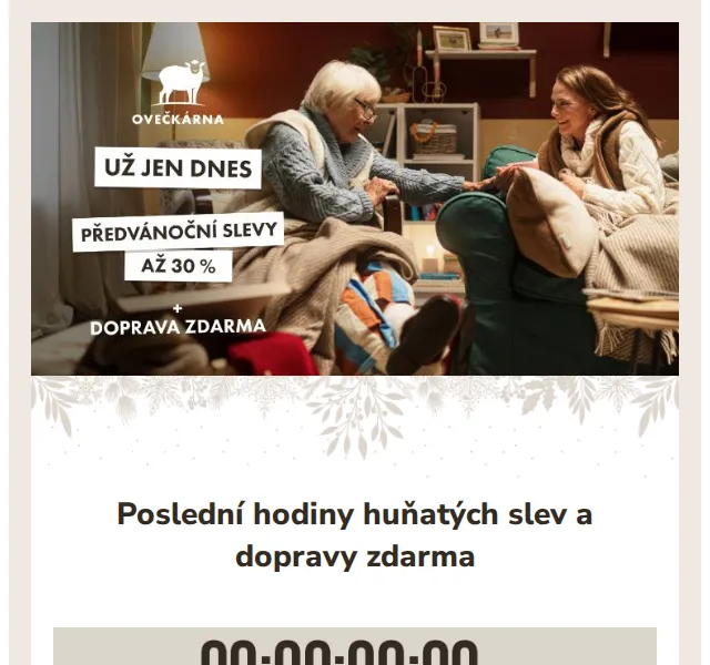 Ovečkárna: sleva až 30 % na vlněné dárky – červen 2026 | Nuslet.cz