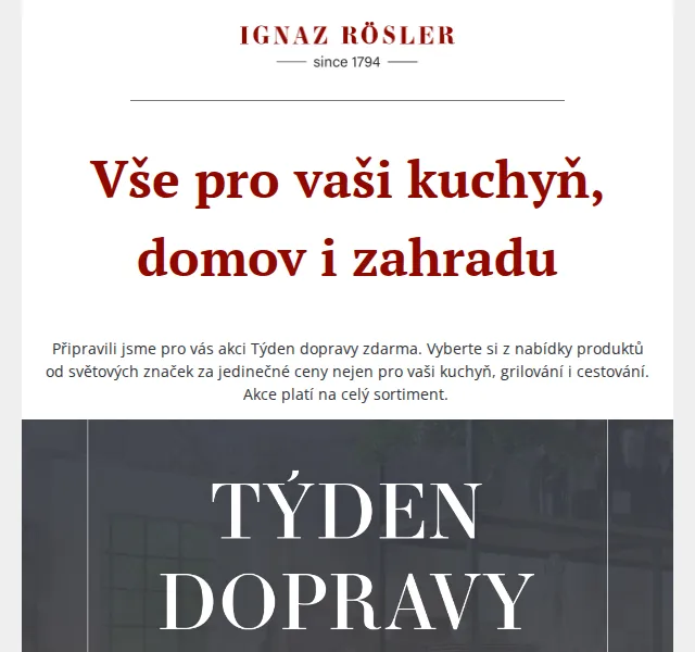 Ignazrosler.cz: Týden dopravy zdarma – červen 2026 | Nuslet.cz