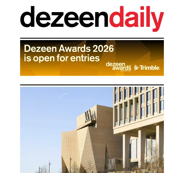 Dezeen Daily: exkluzivní architektonické novinky – červen 2026 | Nuslet.cz