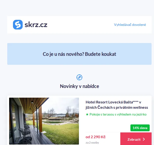 Skrz: Ubytování s privátním wellness i zámeček na Baltu – červen 2026 | Nuslet.cz