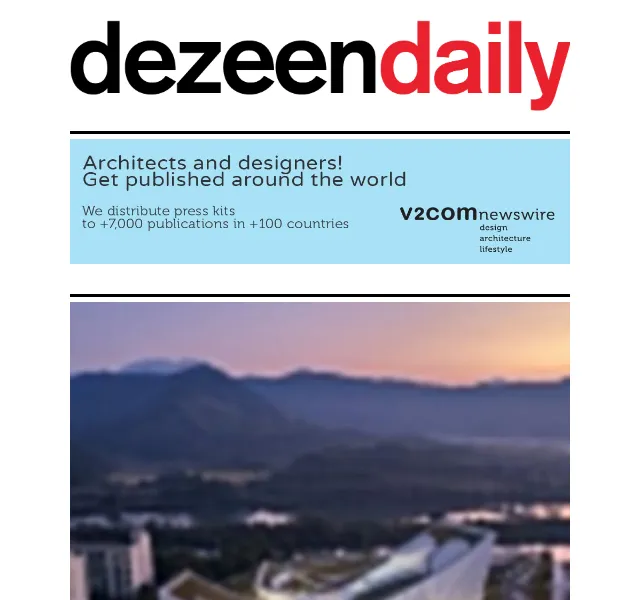 Dezeen Daily: Nové produkty a architektura – červen 2026 | Nuslet.cz