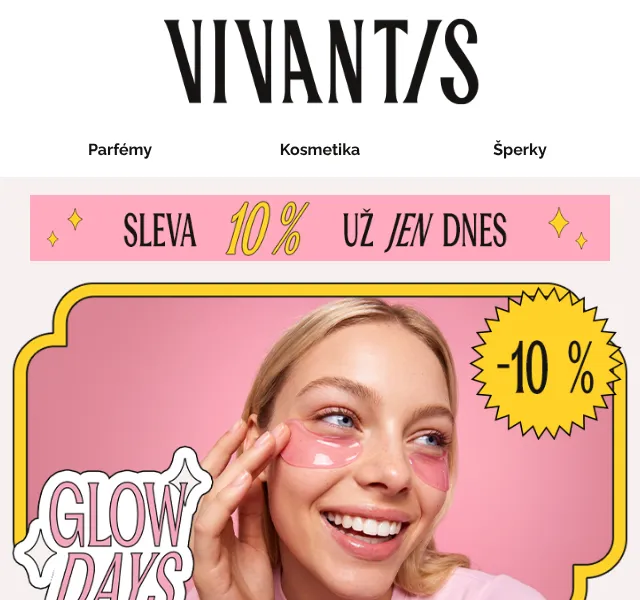 Vivantis.cz: parfémy, kosmetika a šperky – sleva 10 % – září 2026
