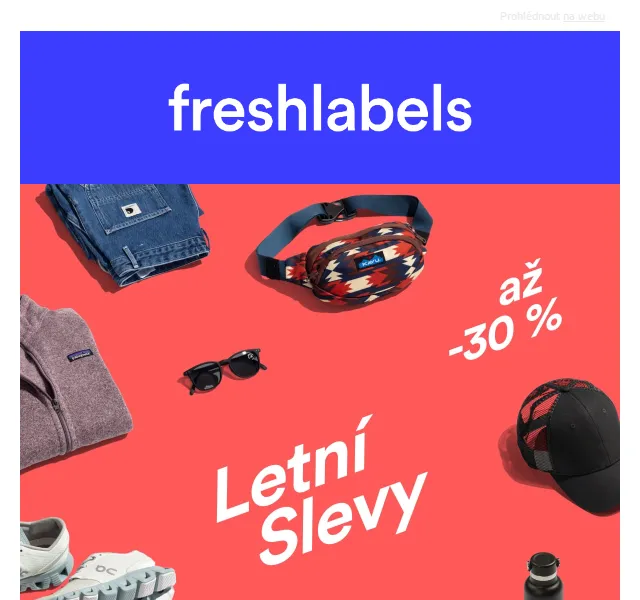 Freshlabels: Letní slevy až 30 % – červen 2026 | Nuslet.cz