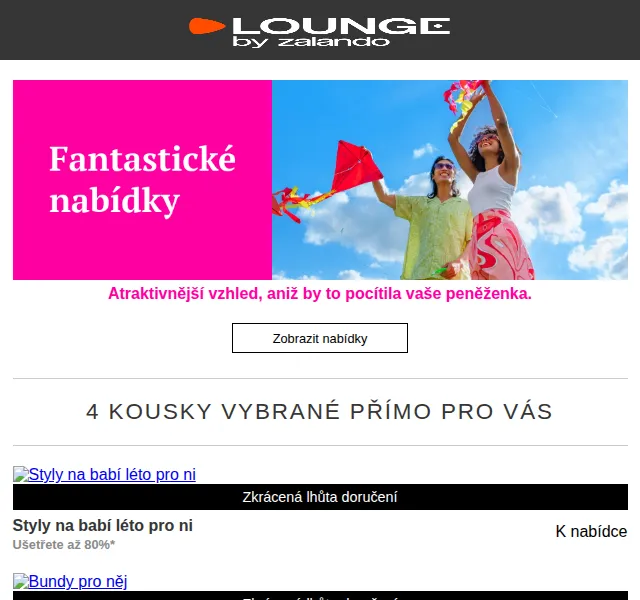 Lounge by Zalando: Levi's®, Michael Kors a podzimní móda se slevou až 80 % – červen 2026 | Nuslet.cz