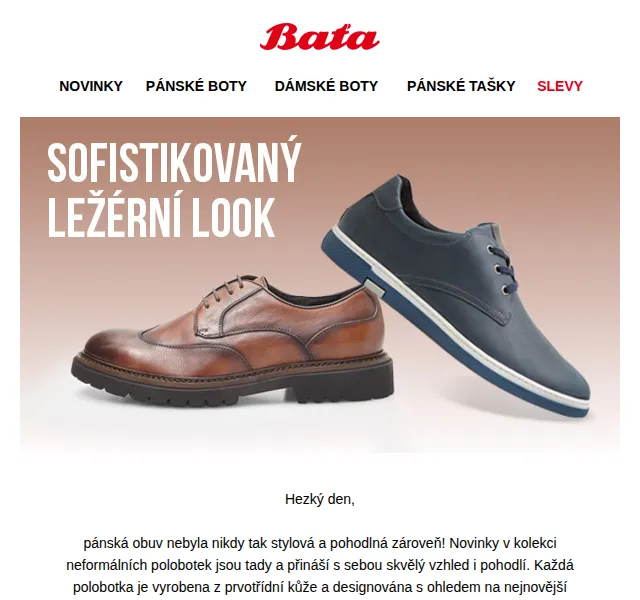 Baťa: Podzimní neformální polobotky od 1 599 Kč – červenec 2026 | Nuslet.cz