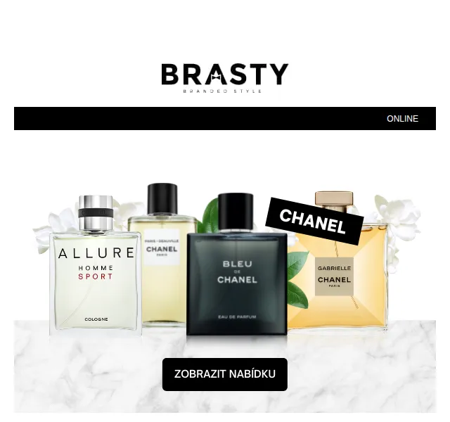 BRASTY: Chanel s Extra slevou 15 % – červenec 2026 | Nuslet.cz
