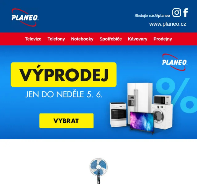 Planeo: výprodej elektroniky (až -70 %) – červen 2026 | Nuslet.cz