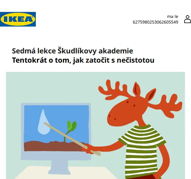 Ikea: Škudlíkova akademie 7. lekce – jak uklízet s dětmi – červen 2026 | Nuslet.cz