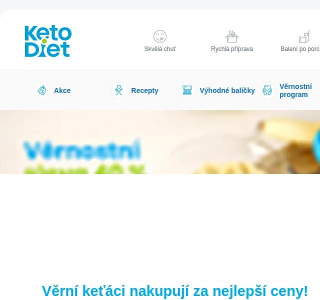KetoDiet: VIP sleva 40 % na celý nákup – červen 2026 | Nuslet.cz