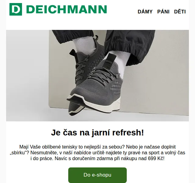 DEICHMANN: Jarní tenisky od 799 Kč – červen 2026 | Nuslet.cz