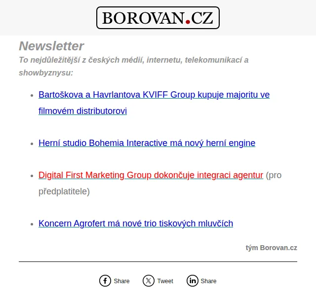 Aleš Borovan: Novinky z filmu, her a marketingu – červen 2026 | Nuslet.cz