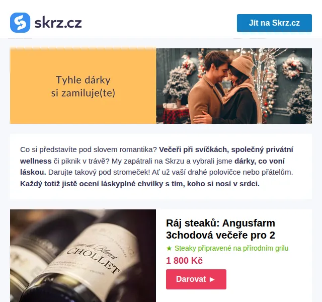 Vánoce na Skrz: romantické dárky a slevy až 46 % – červen 2026 | Nuslet.cz