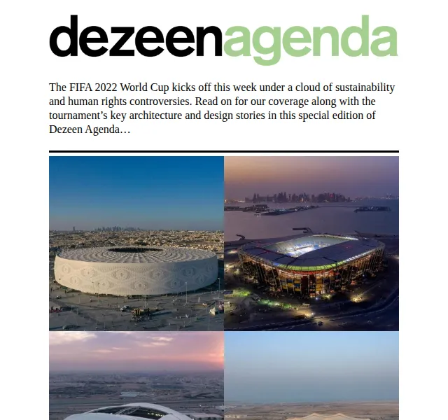 Dezeen Daily: Příběhy MS ve fotbale 2026 – červen 2026 | Nuslet.cz