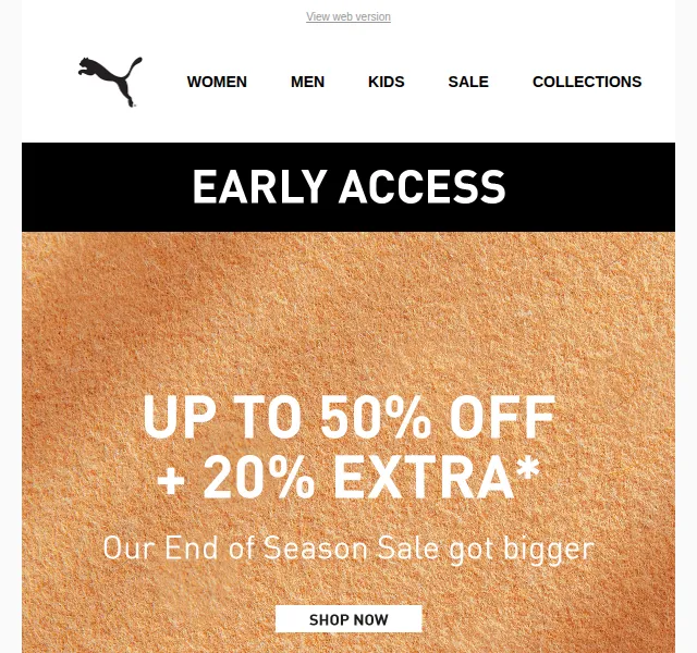 PUMA: Sleva až 50 % + 20 % extra – červen 2026 | Nuslet.cz