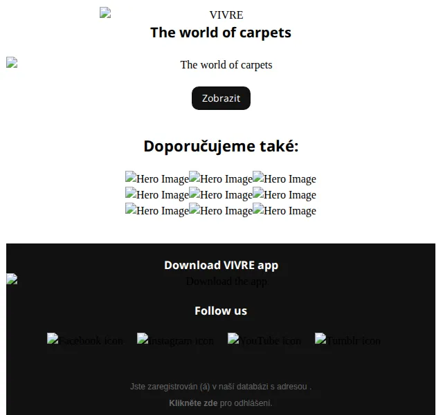 Vivre: Universe of carpets kolekce s dopravou zdarma – červen 2026 | Nuslet.cz