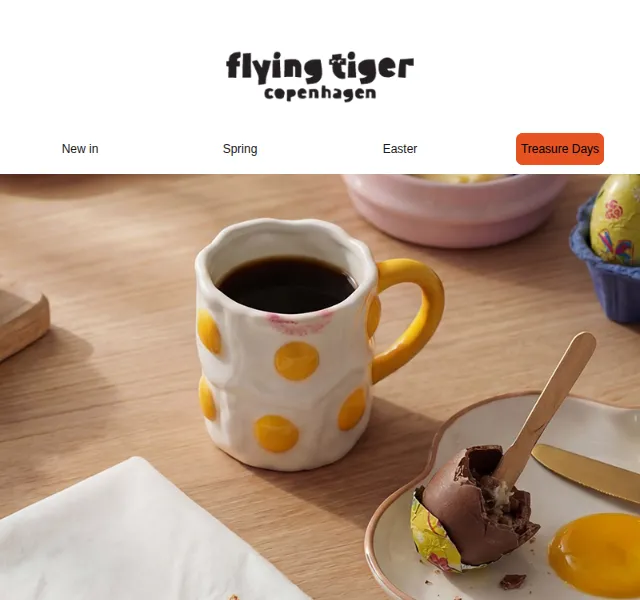 Flying Tiger Copenhagen: Sladkosti na Velikonoce – červenec 2026 | Nuslet.cz