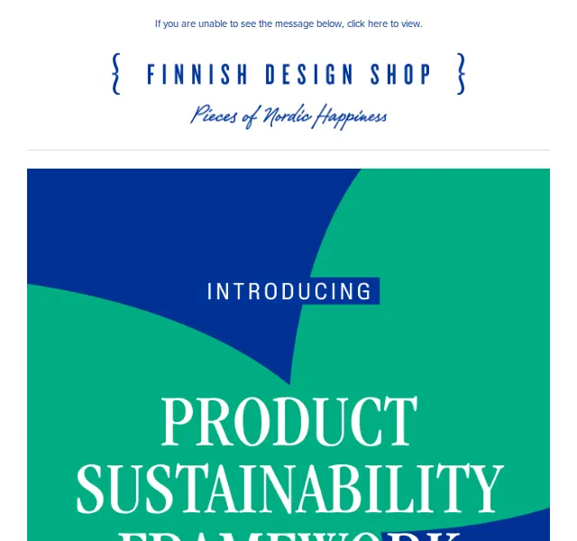 Finnish Design Shop: Product Sustainability Framework – červenec 2026 | Nuslet.cz