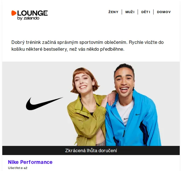 Lounge by Zalando: Nike Performance sleva až 70 % – červen 2026 | Nuslet.cz