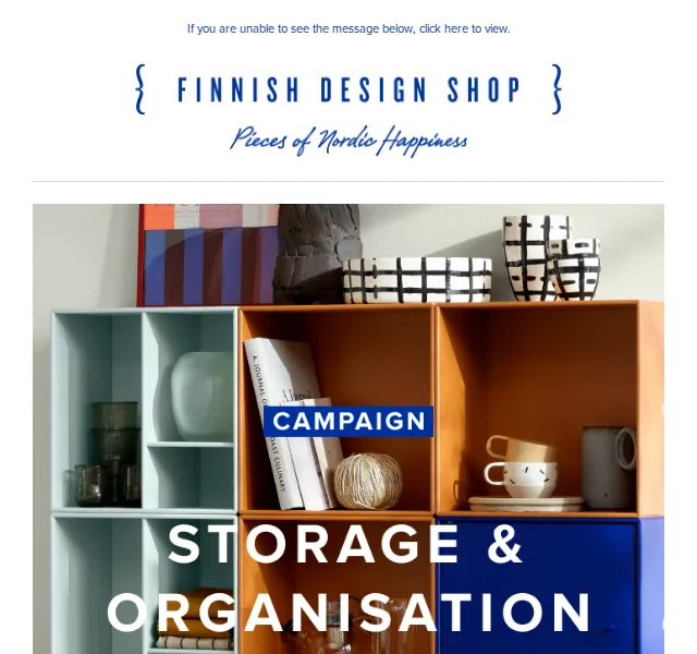 Finnish Design Shop: Úložná řešení se slevou 15 % – červen 2026 | Nuslet.cz