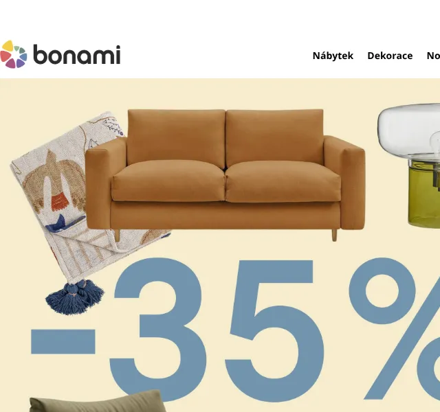 Bonami.cz: Bonami Days až -35 % + kód -15 % | srpen 2026