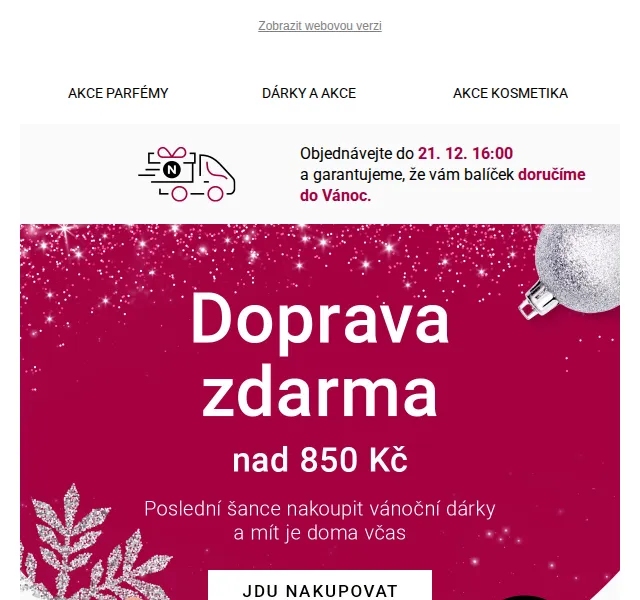 Notino: Doprava zdarma a -15 % na kosmetiku – červen 2026 | Nuslet.cz