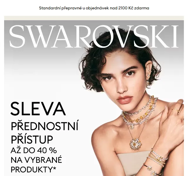 Swarovski: Sleva až 40 % na šperky – červenec 2026 | Nuslet.cz