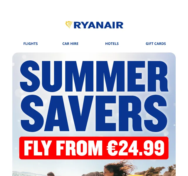 Ryanair: Letenky od €24,99 – květen 2026 | Nuslet.cz
