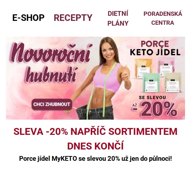 MyKETO: Sleva až 20 % na porce jídel – červen 2026 | Nuslet.cz
