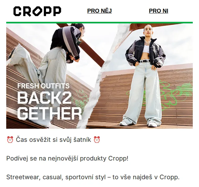 Cropp: Mid Season Sale až –50 % – červenec 2026 | Nuslet.cz