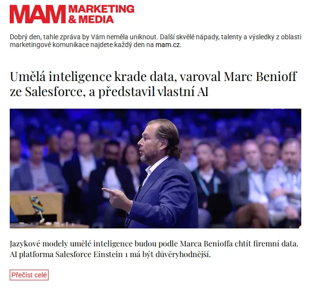Marketing & Media: Umělá inteligence krade data – červen 2026 | Nuslet.cz