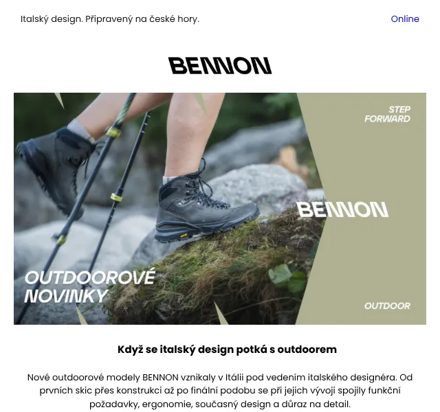 Bennon: 4 nové outdoorové boty – září 2026