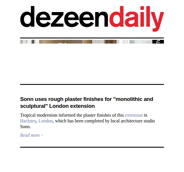 Dezeen Daily: Novinky z architektury – červen 2026 | Nuslet.cz