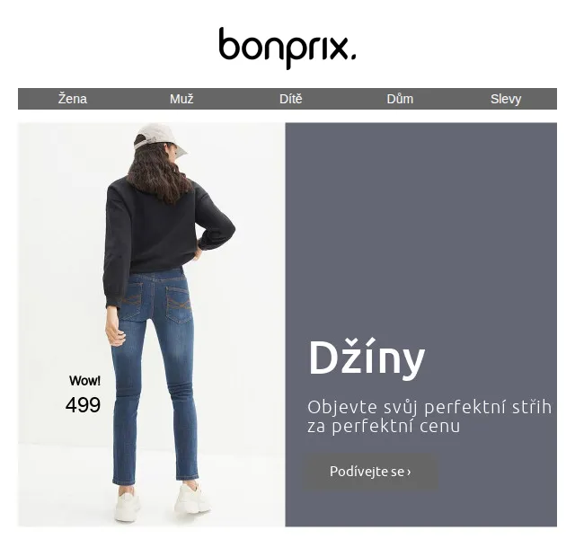 bonprix: džíny a móda ve slevě – červenec 2026 | Nuslet.cz