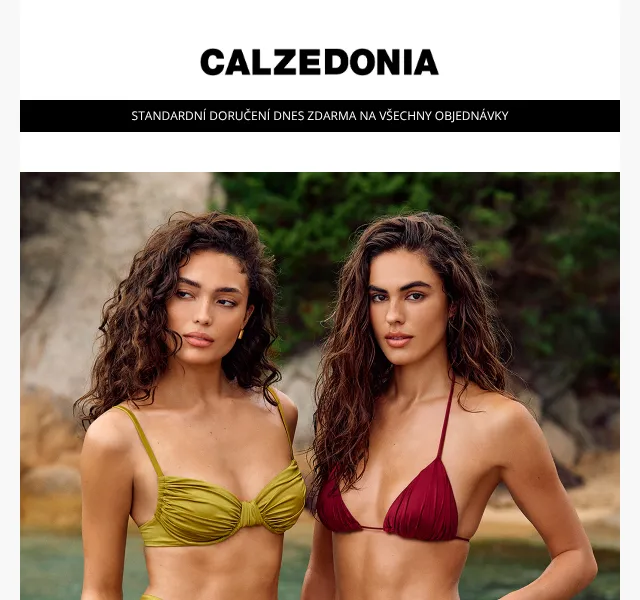 Calzedonia: Doprava zdarma + saténový model bikin – červen 2026 | Nuslet.cz