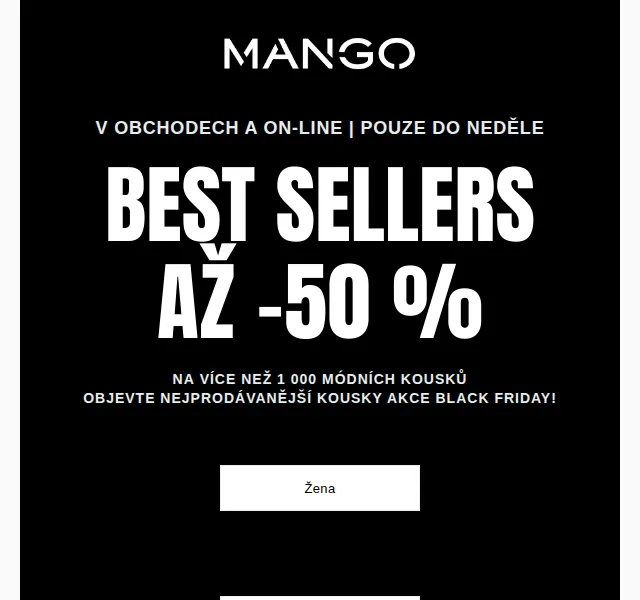 MANGO Home: Black Friday slevy až 50 % – červen 2026 | Nuslet.cz