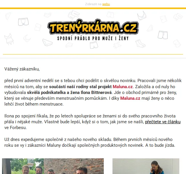 Trenýrkárna.cz: Nová akce a kód REBEL – červen 2026 | Nuslet.cz