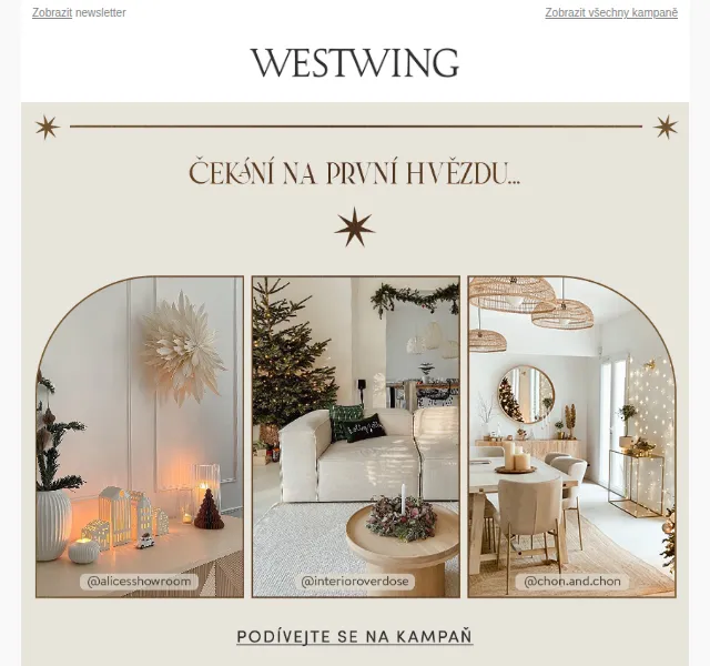 Westwing: Vánoční domovy – červen 2026 | Nuslet.cz