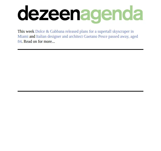 Dezeen Daily: Novinky architektury a designu – červen 2026 | Nuslet.cz