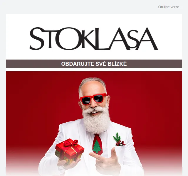Stoklasa: Vánoční dárky se slevou až 30 % – listopad 2026 | Nuslet.cz