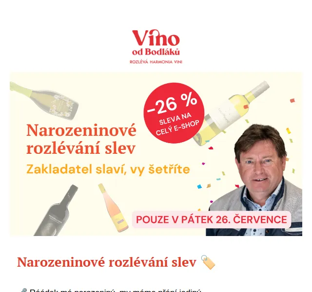 Jitka za Víno od Bodláků: Sleva 26 % na vše – červenec 2026 | Nuslet.cz