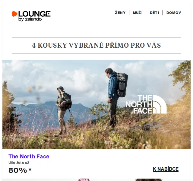 Lounge by Zalando: The North Face, Salomon a Nike až 80 % – červenec 2026 | Nuslet.cz