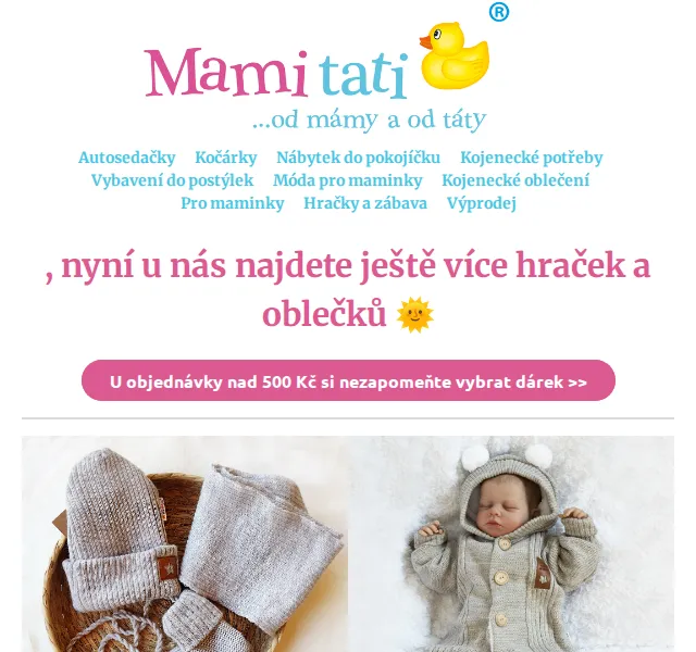 Mamitati.cz: Dárek k objednávce nad 500 Kč – červen 2026 | Nuslet.cz