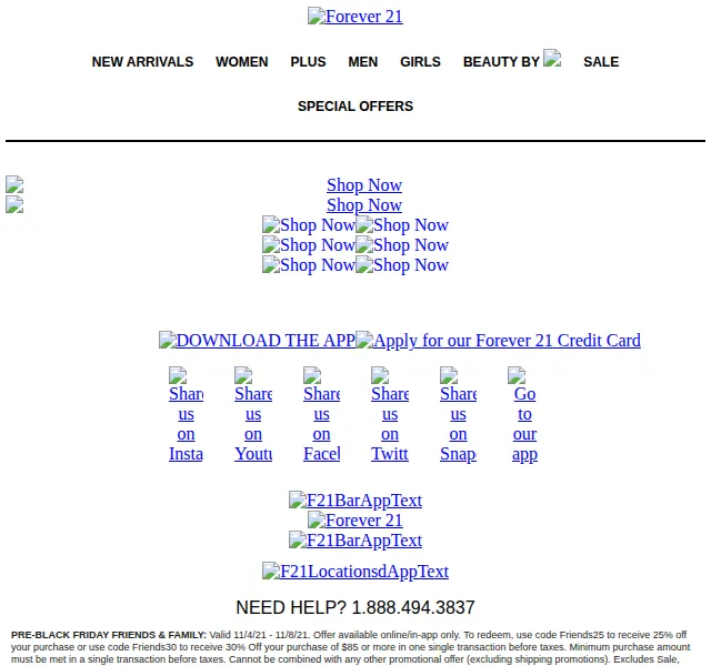 Forever 21: Až 60 % sleva + extra kódy – červen 2026 | Nuslet.cz