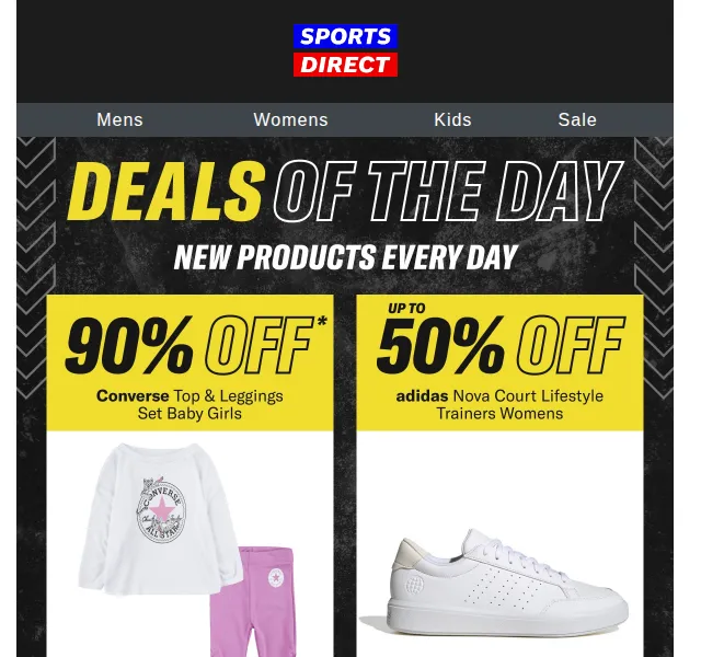 Sportsdirect: 90% sleva na Converse set za £3 – červen 2026 | Nuslet.cz