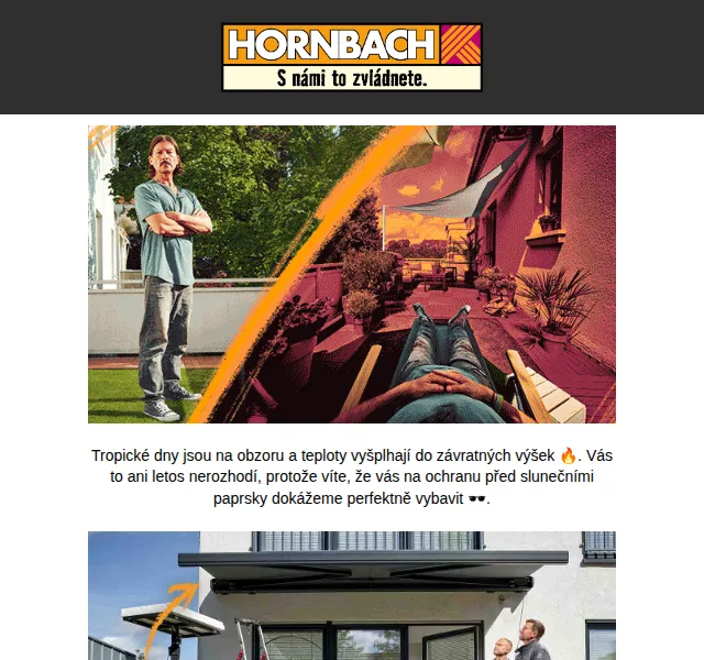 HORNBACH: Markýzy a ventilátory – červen 2026 | Nuslet.cz
