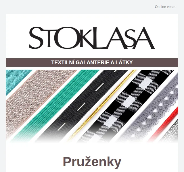 Stoklasa: Pružná nabídka pruženek – akce až 50 % | červen 2026 | Nuslet.cz
