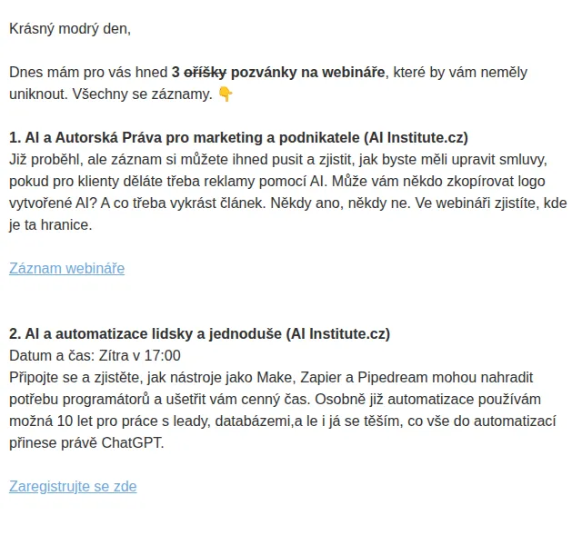 David Lörincz: webináře o AI a marketingu – červenec 2026 | Nuslet.cz